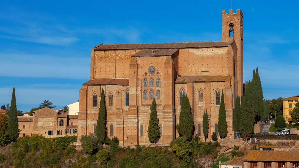 Basilica of Saint Dominic, home to the patron saint of Siena
