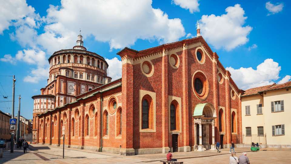 Things to do in Milan. The capital of Lombardy. 6 Basilica di Santa Maria delle Grazie