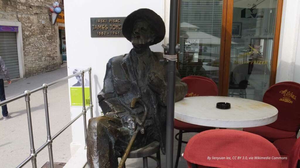 Qué ver en Pula: 10 imprescindibles para tu viaje en 2025 5 Estatua James Joyce Pula blog