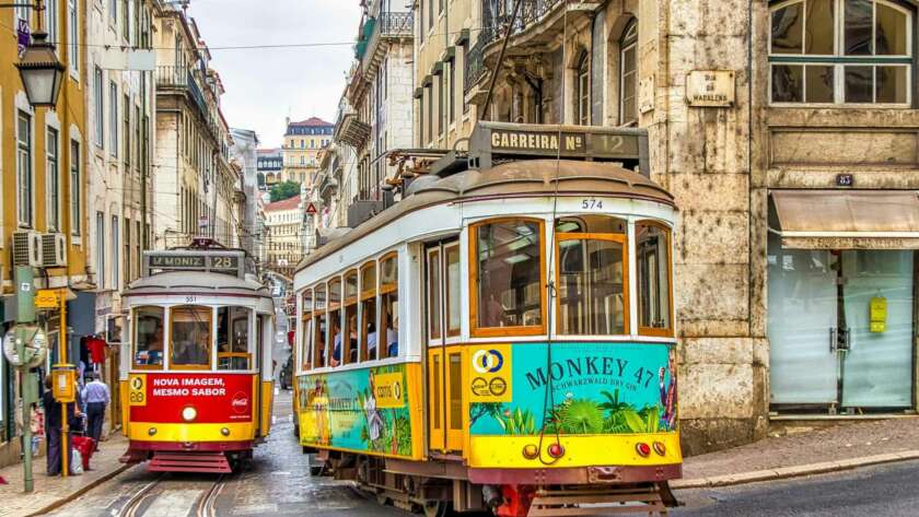 Tranvía en Lisboa, una atracción turística para disfrutar con DareMapp
