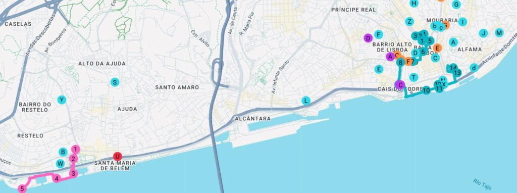 Mapa Lisboa