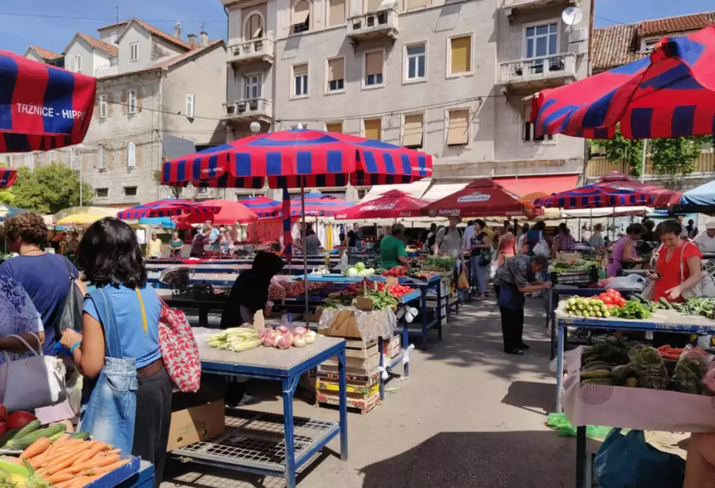 Mercado pazar Split blog