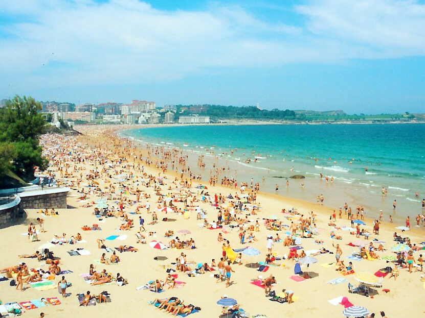 Playa Sardinero Santander Spain edited