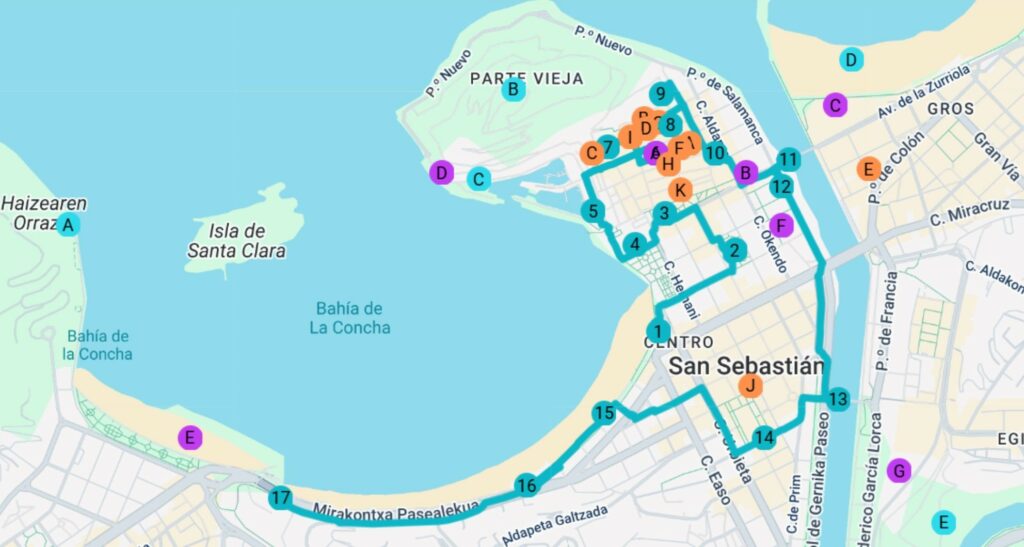 Visita guiada en San Sebastián 5 San Sebastian 5