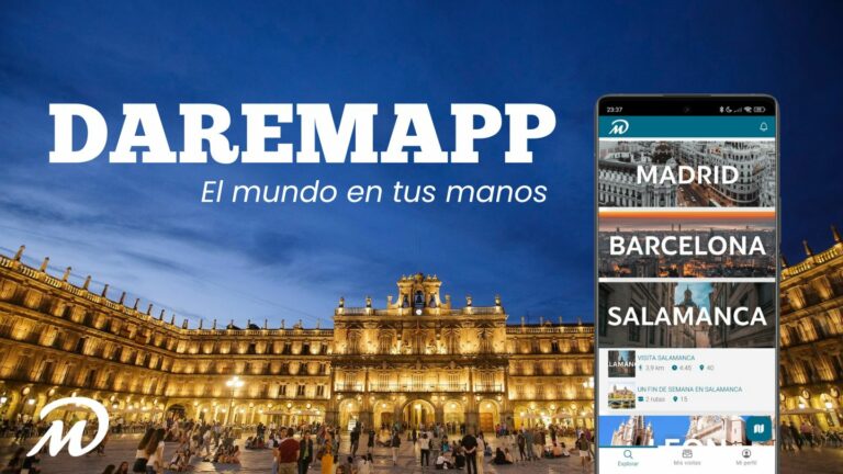 mejores aplicaciones de turismo DareMapp